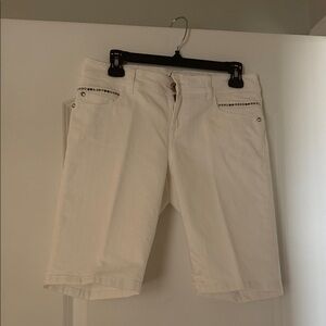 INC International Concepts Cream Women's Shorts